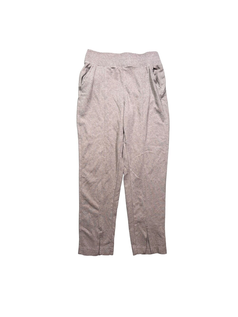PACT Women XS Organic Cotton Sweatpants Mauve Tan Pull On Straight Leg Pockets